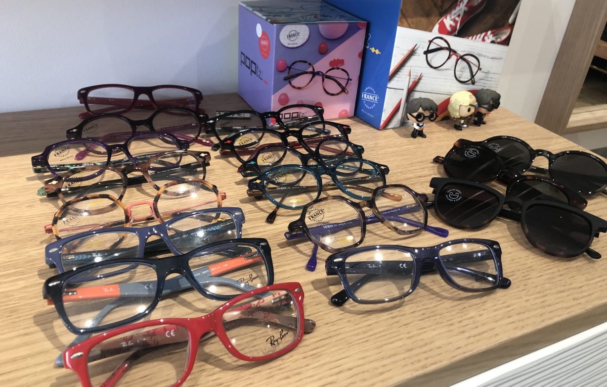 La Lunetterie bisontine à Besançon propose aussi des lunettes pour enfants. © Alexane Alfaro