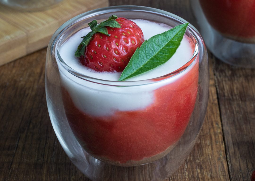 Verrine à la fraise © Beautyfood cooking