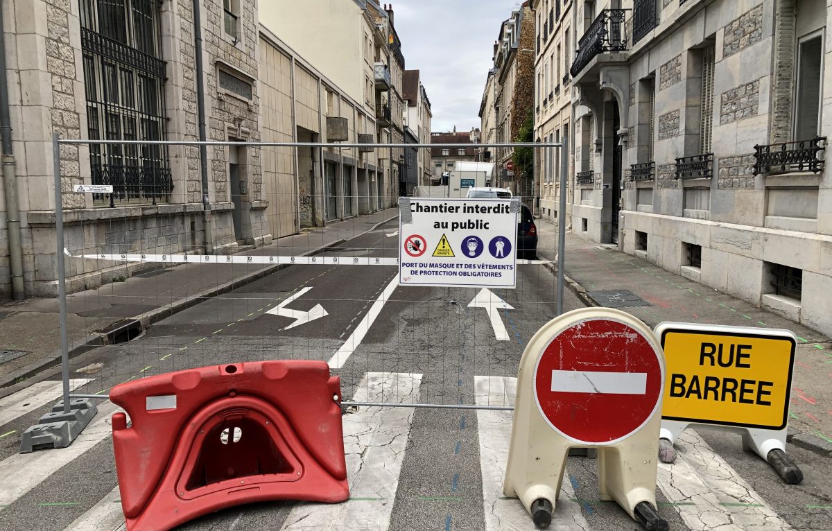 Travaux rue Gambetta © D Poirier