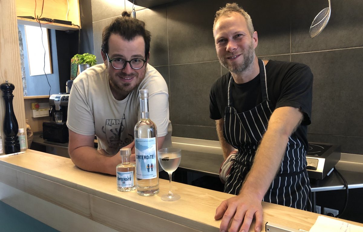 Bertrand et Etienne, gérant du restaurant Casinne, 132, Grande rue à Besançon. © Alexane Alfaro