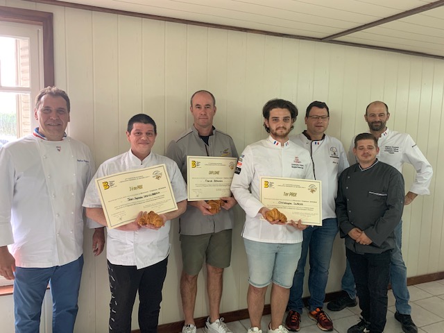 Concours croissant au beurre © Fédération régionale de la boulangerie-pâtisserie de Franche-Comté