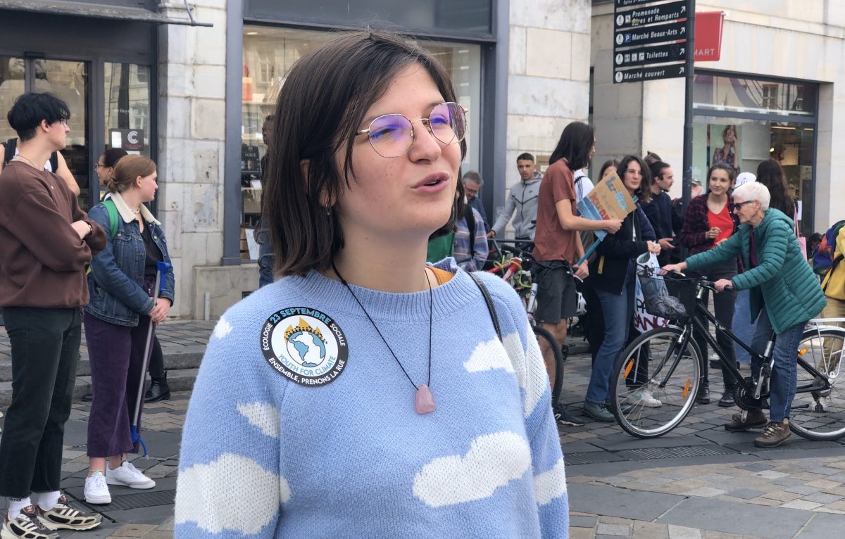 Anita, 16 ans, membre du Youth for climate © Alexane Alfaro