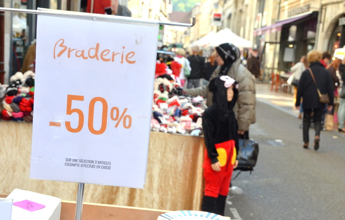 La Grande braderie d'automne à Besançon, en 2021. © Alexane Alfaro