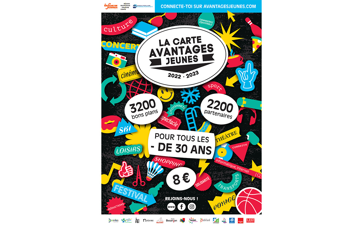 Carte Avantages Jeunes 2022 - 2023 ©