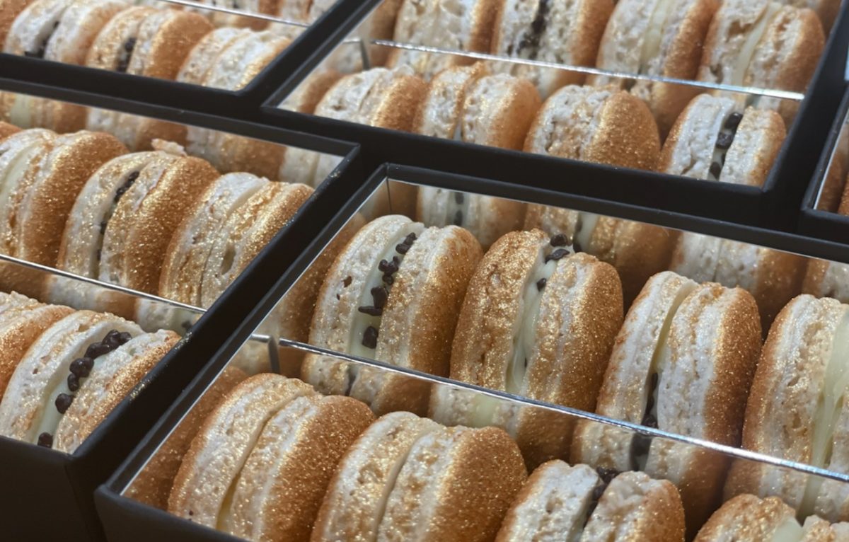 Les macarons au champagne © Pâtisserie Grandvoinnet