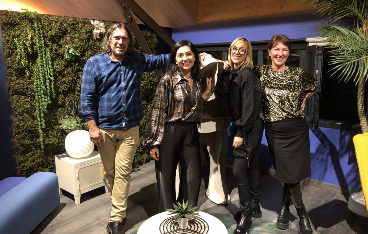 Jean-Pierre Laurent, Claudia Locatelli, Leslie Cury et Karine Janin. © Alexane Alfaro