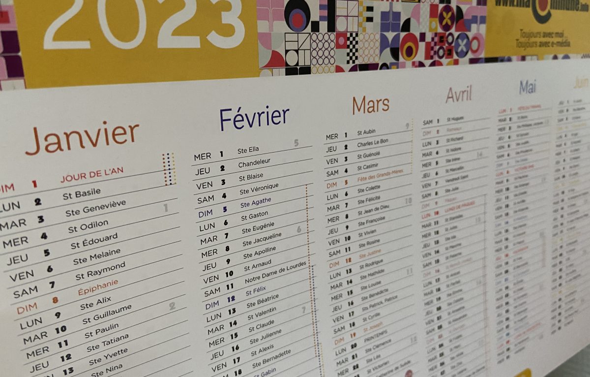 Calendrier 2023 des jours fériés - Jours fériés