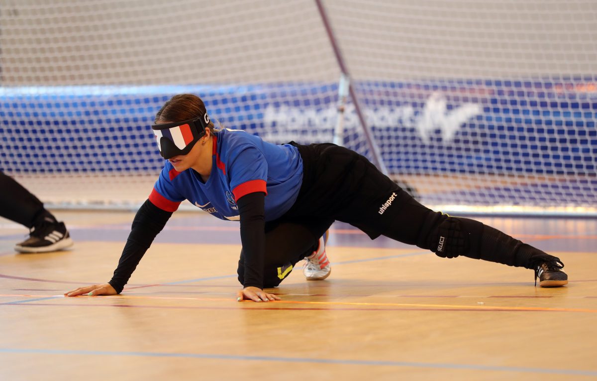 Gwendoline Matos, joueuse de l'ASCCB et membre de l'équipe de France de Goalball féminine © CRH BFC