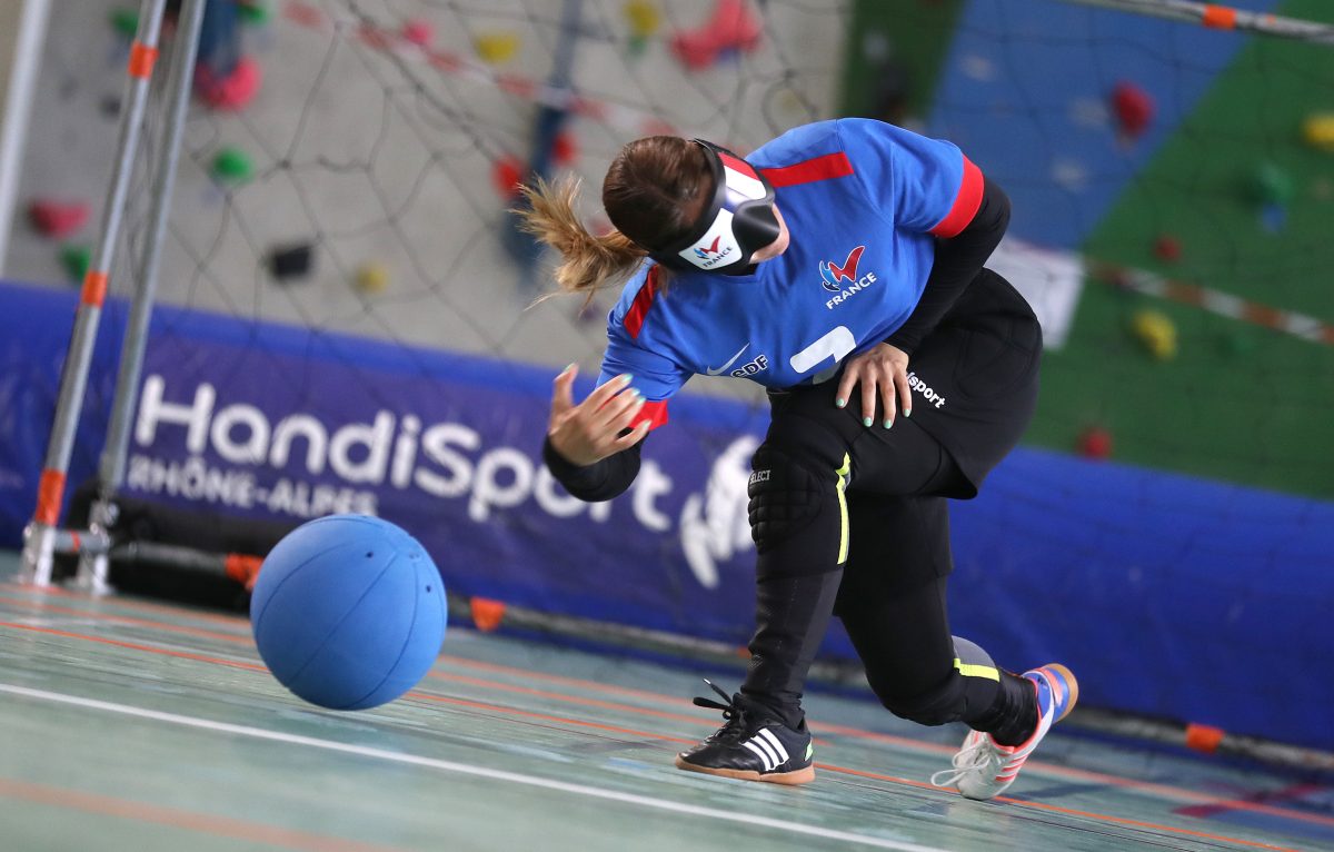 Gwendoline Matos, joueuse de l'ASCCB et membre de l'équipe de France de Goalball féminine © CRH BFC