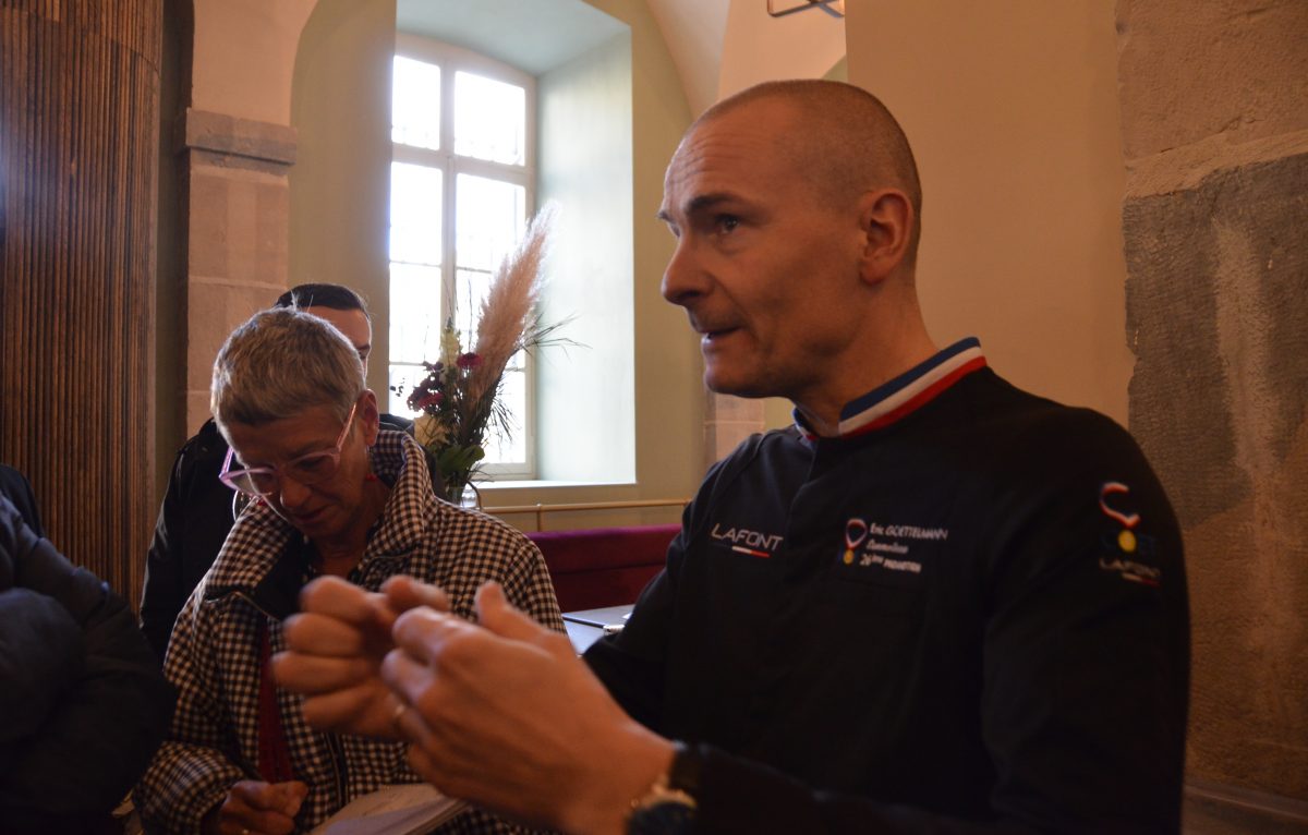 Eric Goettelmann, sommelier exécutif du groupe Loiseau. © Élodie R.