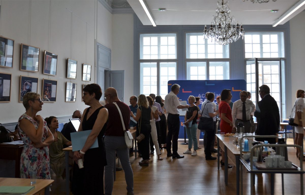 L'académie de Besançon présente ce mardi 20 juin son plan pour la qualité de vie au travail au rectorat.  © Lilou B.