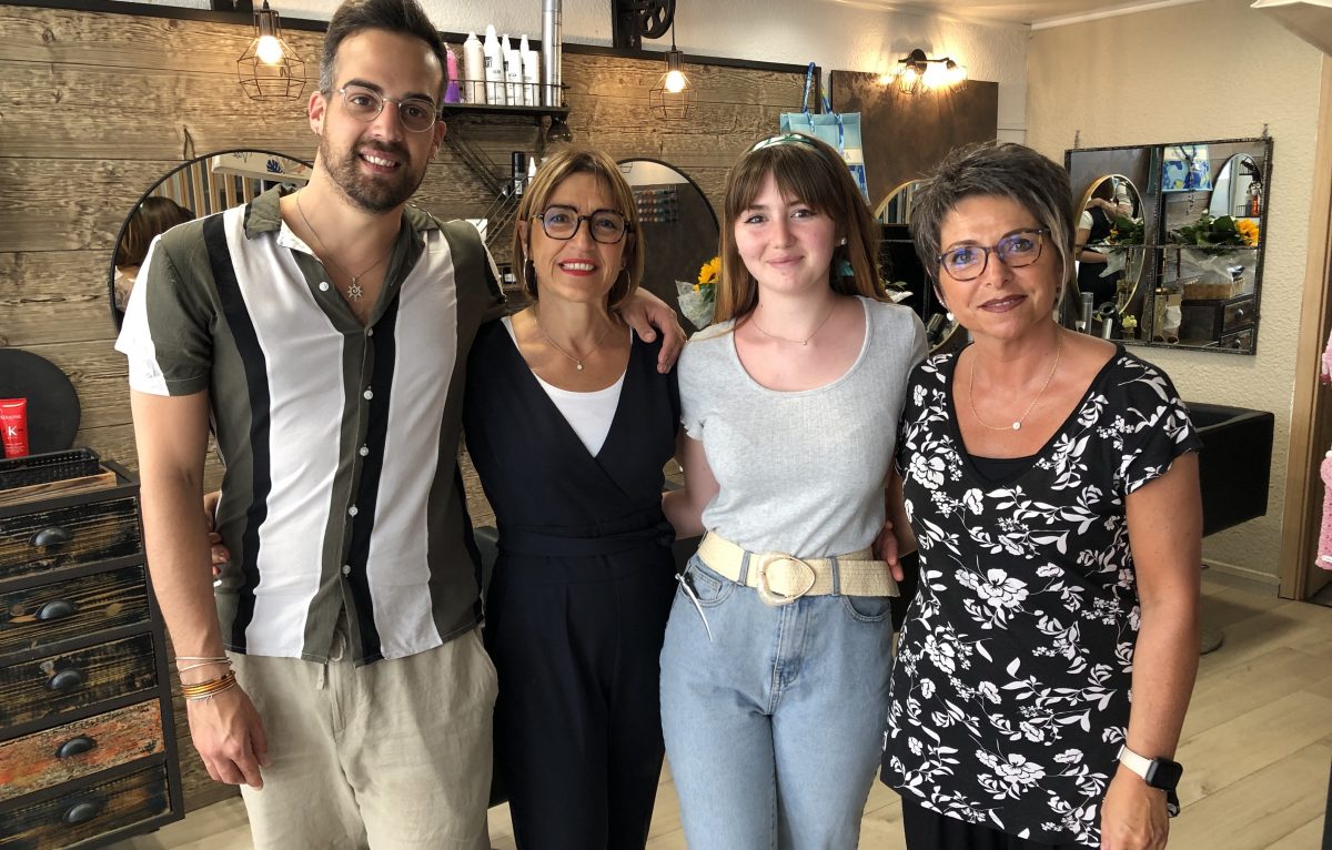 Romain, Yolande, Laurence et Flavie © Alexane Alfaro