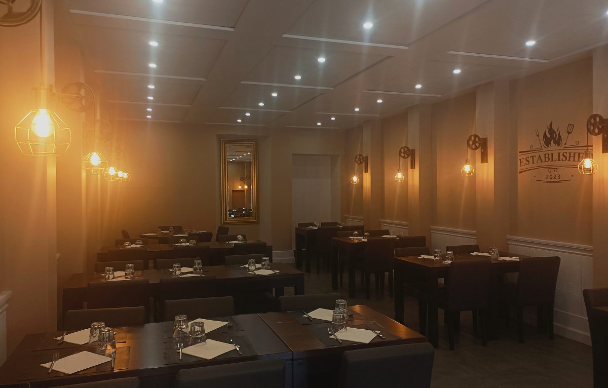 La salle intérieure sera en mesure d'accueillir 40 personnes. © Lilou B.