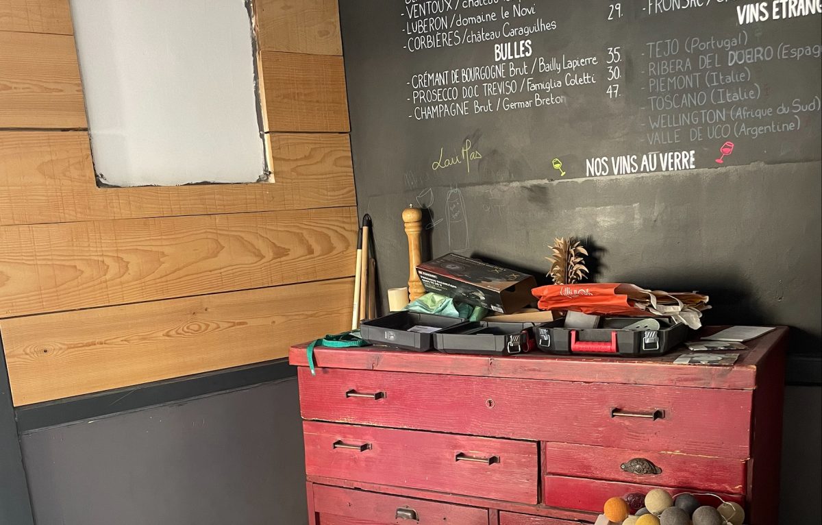 Retour sur les travaux du restaurant. © DR