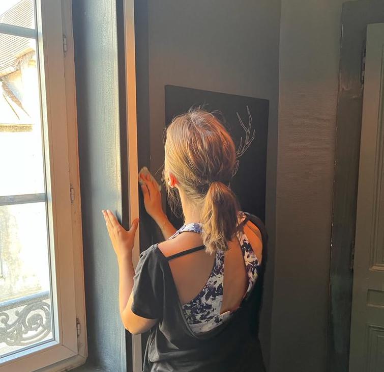 Retour sur les travaux du restaurant. © DR