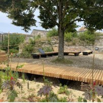 Le Jardin Vauban, premier des 5 jardins thématiques de la Citadelle de Besançon © S.LARDIES