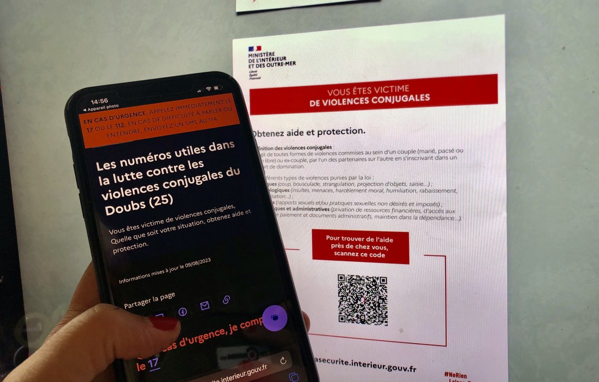 Le QR code peut être scanné sur cette image. © Alexane Alfaro