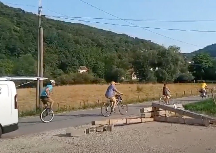  © Capture de la vidéo Facebook de l'Asso Vélo Besançon