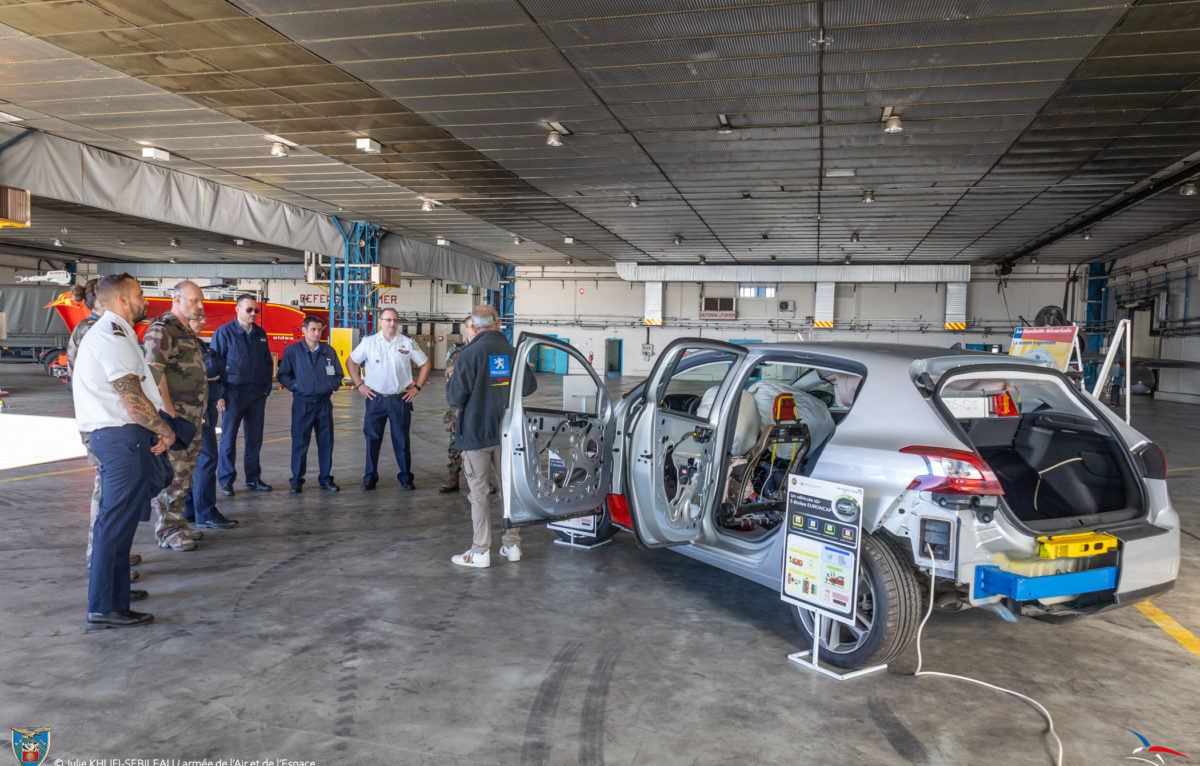 Du mardi 26 au jeudi 28 septembre 2023 sur la base aérienne 116, s'est déroulée une semaine de prévention pour la sécurité routière au profit du personnel de la base aérienne.  © Julie Khlifi