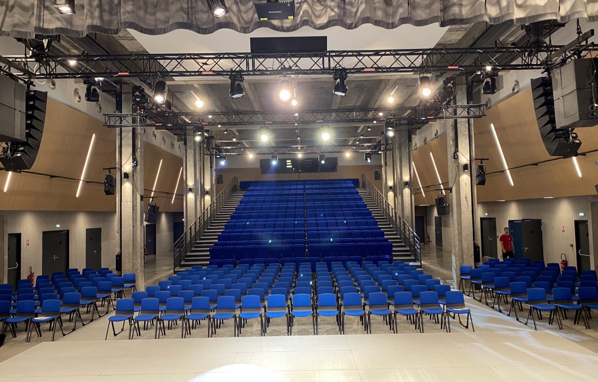 La nouvelle salle de spectacle et des congrès de la Saline royale d'Arc-er-Senans. ©