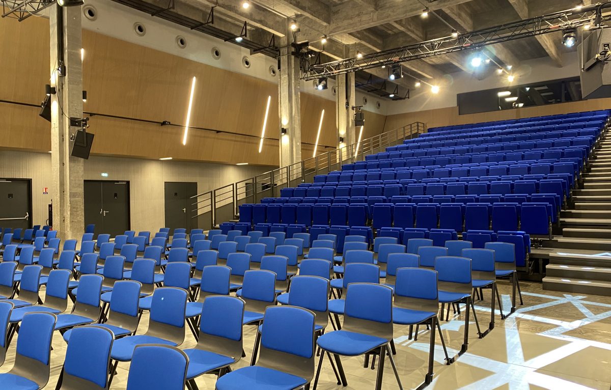 La nouvelle salle de spectacle et des congrès de la Saline royale d'Arc-er-Senans. © Alexane Alfaro