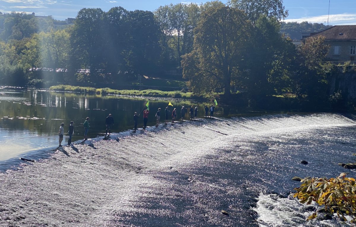 Lundi 16 octobre à entre 12h30 et 13h00 au parc Micaud à Besançon. © Alexane Alfaro