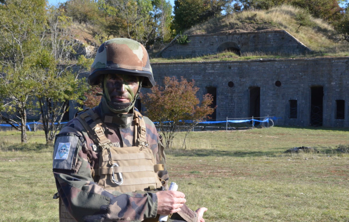 Le colonel Paul, chef des opérations du PC avancé. © Élodie R.