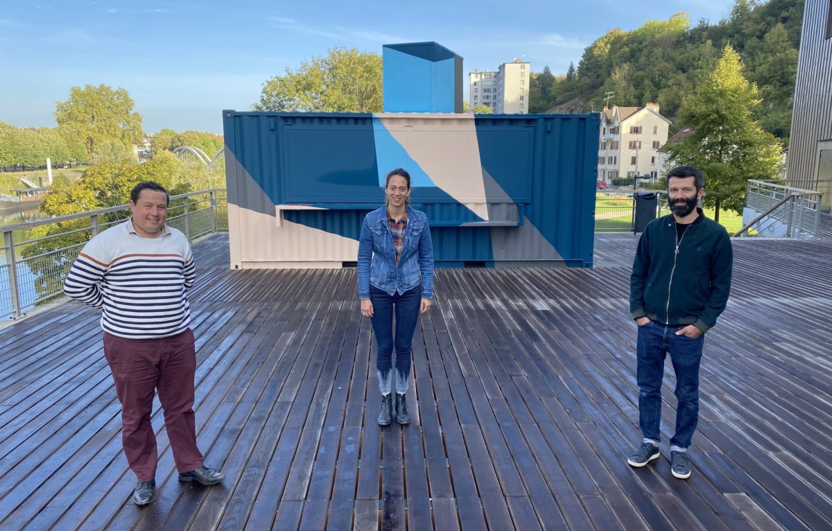 David Demange, Aline Chassagne et Vincent Jacquin. © Alexane Alfaro