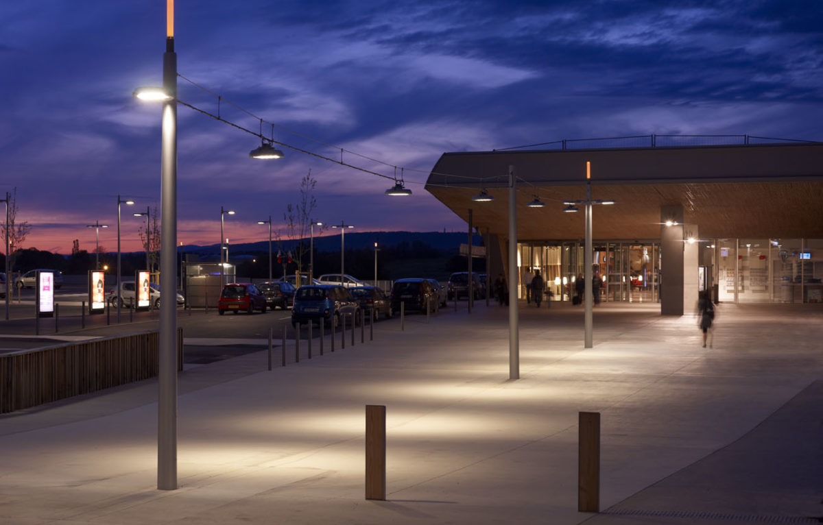 Gare de Belfort-Meroux © Le Point Lumineux