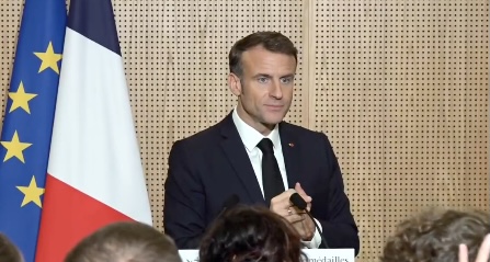  © Capture de la vidéo diffusée en direct par l'Elysée