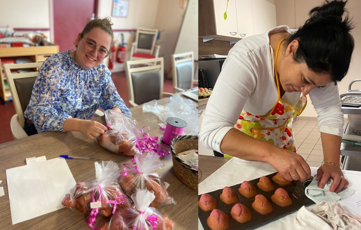 Une Action Octobre Rose Men e L Ehpad Des Quatre Tilleuls De Besan on 
