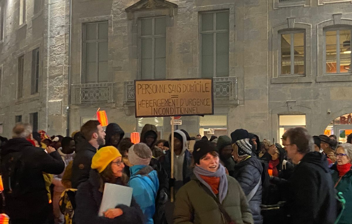 Manifestation du 18 décembre 2023 à Besançon © Elodie Retrouvey