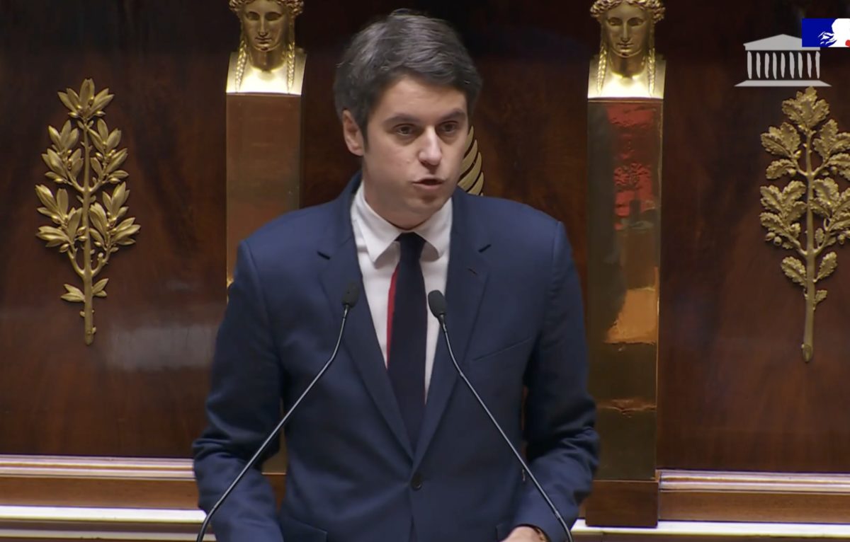 Gabriel Attal, 30 janvier 2024. © gouvernement.fr