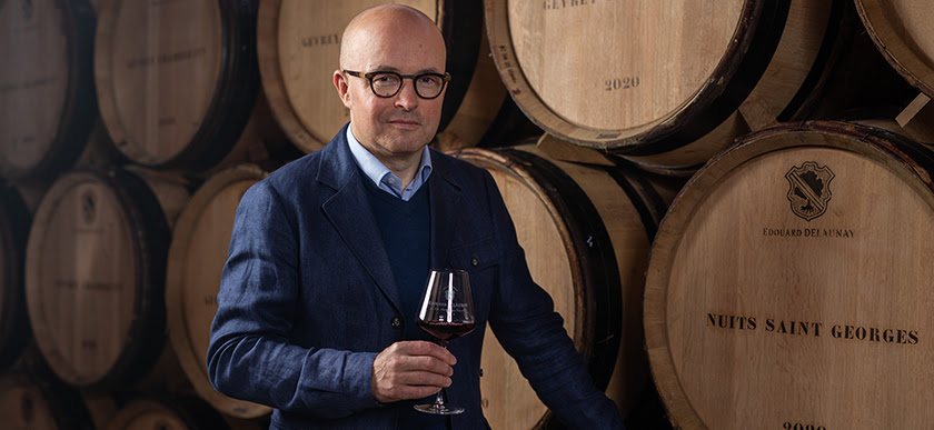 Laurent Delaunay, président du bureau interprofessionnel des vins de Bourgogne. © BIVB