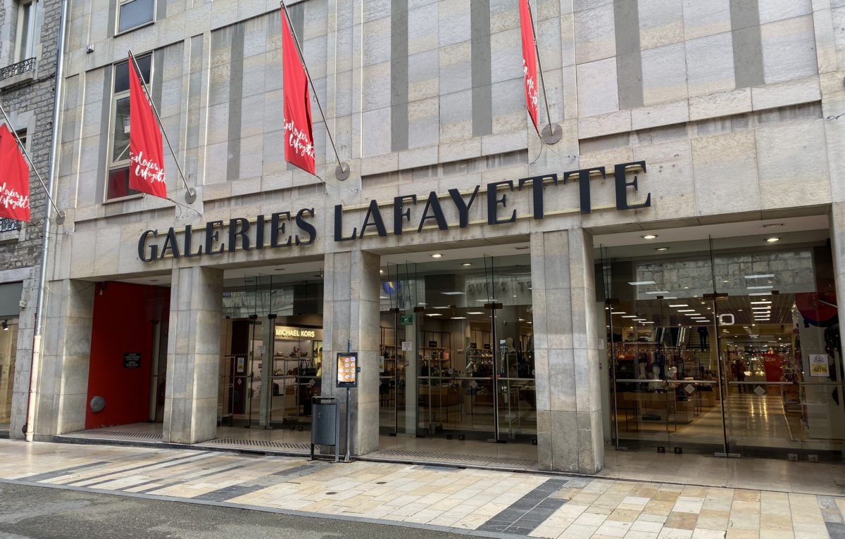 Les Galeries Lafayette, le 21 février 2024 © Hélène Loget