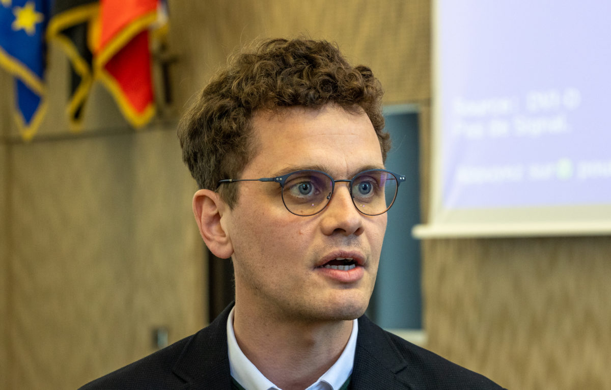 Anthony Poulin adjoint à la maire en charge des Finances  &copy; Schick Vincent