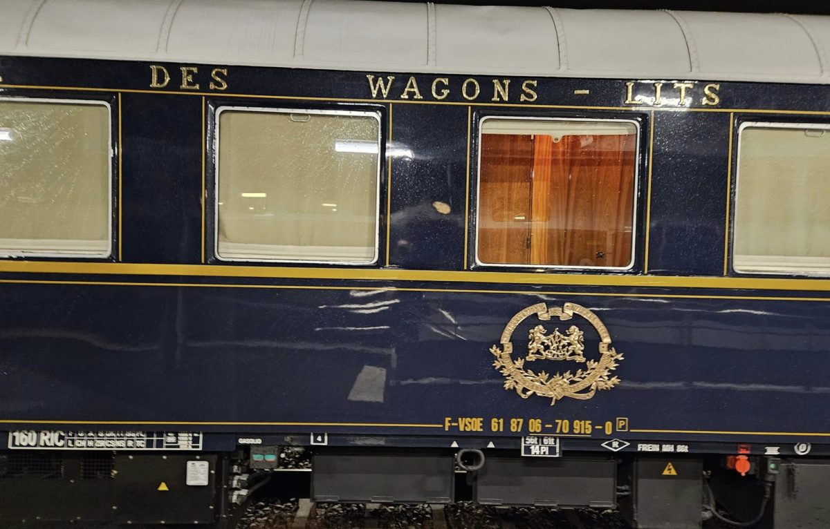 Le train l'Orient Express en gare de Besançon-Viotte ce 13 mars 2024 © Nicolas Guillaume