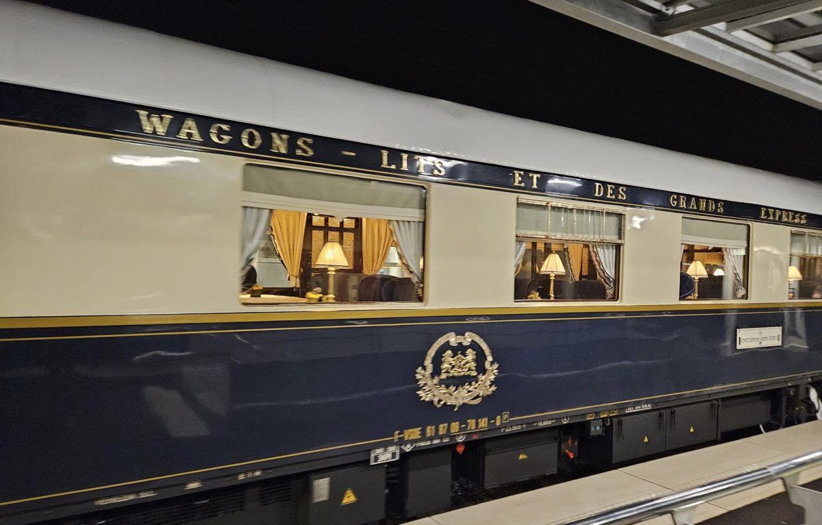 Le train l'Orient Express en gare de Besançon-Viotte ce 13 mars 2024 © Nicolas Guillaume