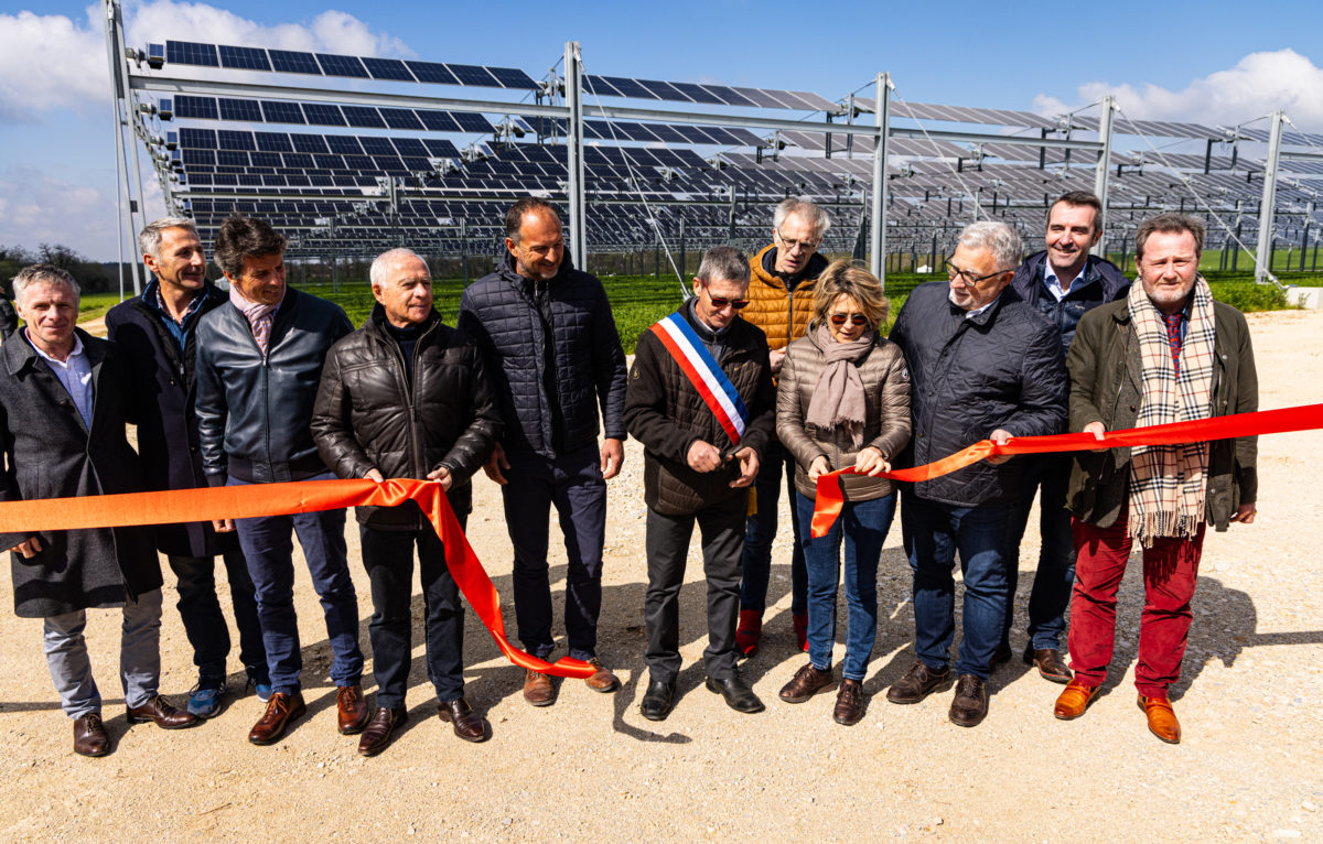 Inauguration de la canopée agricole Verdonnet  © Alliance BFC