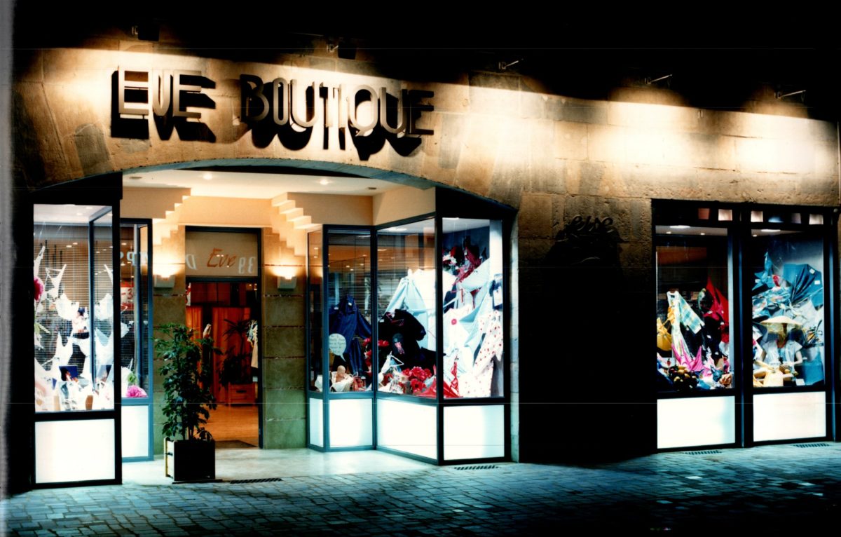 Eve Boutique en 1990 © Eve Boutique