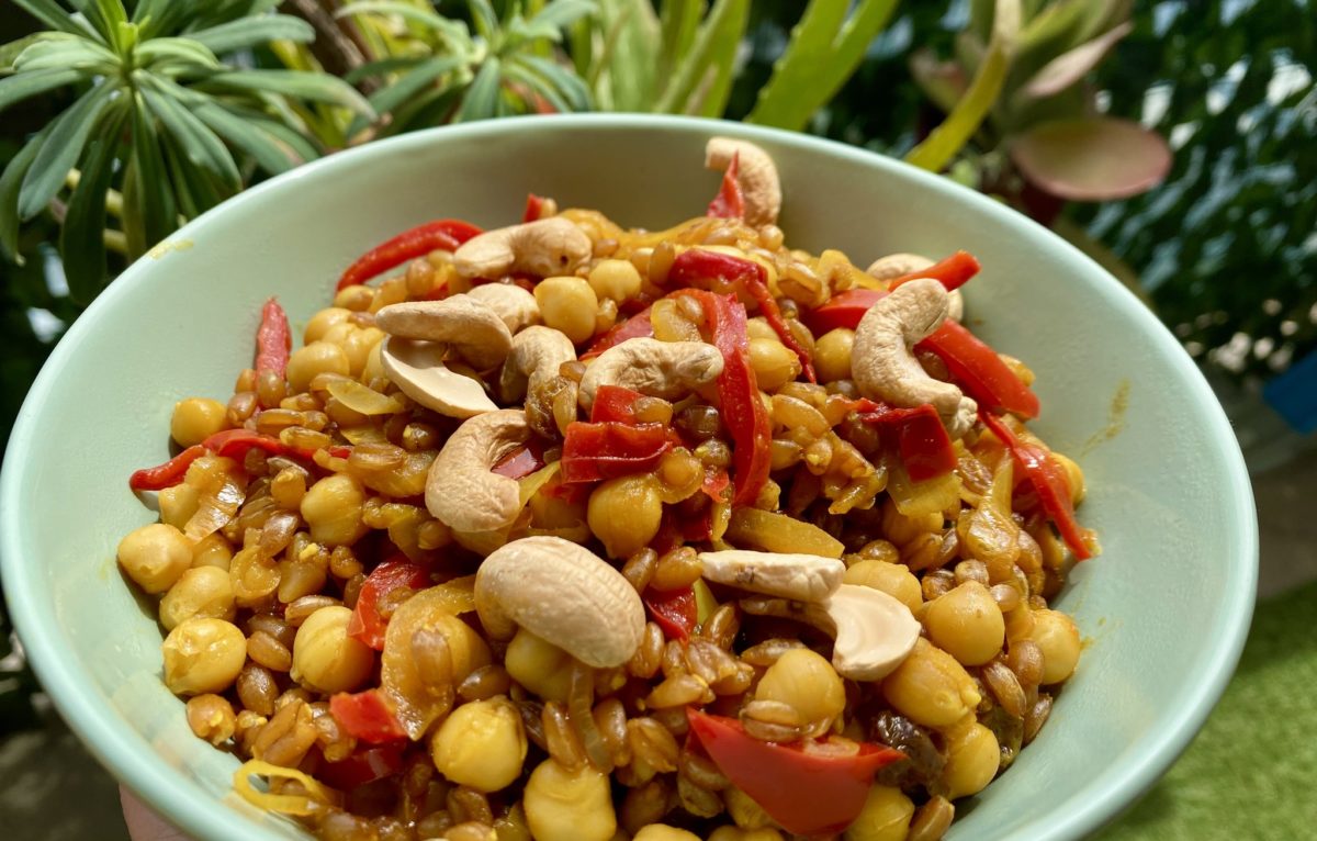 Byriani revisité à l'épeautre © Alex ne se viande pas / Instagram