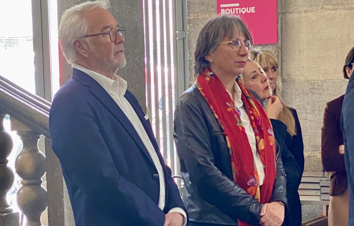 François Rebsamen et Anne Vignot. © Alexane Alfaro