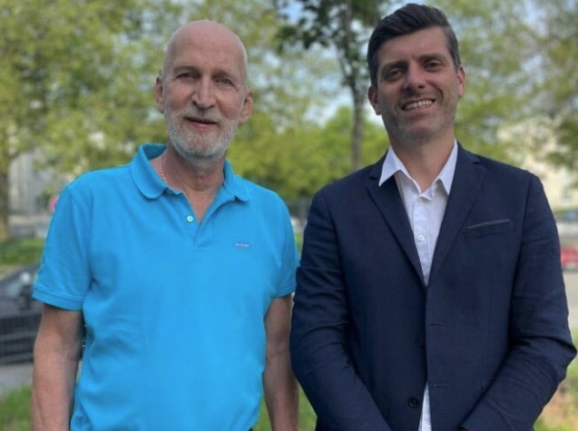 Philippe Tristram (à gauche) a passé la main à Vincent Cartier, nouveau président du BesAC.  © Photo BesAC