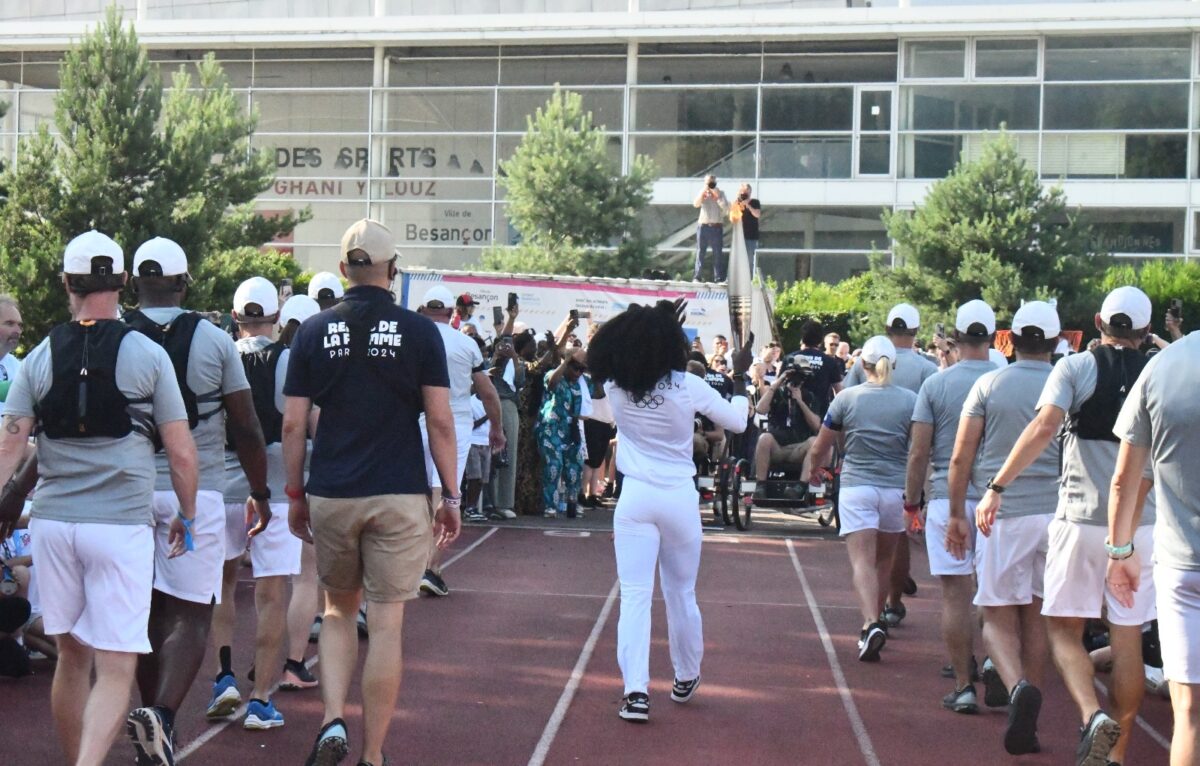 Départ de la flamme olympique à 18h00 © Alexane Alfaro
