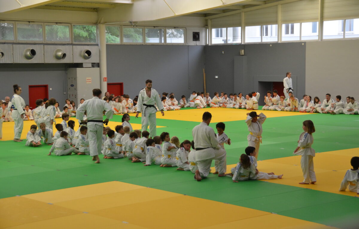Le Baby Judo en pleine démo. © Alexane Alfaro