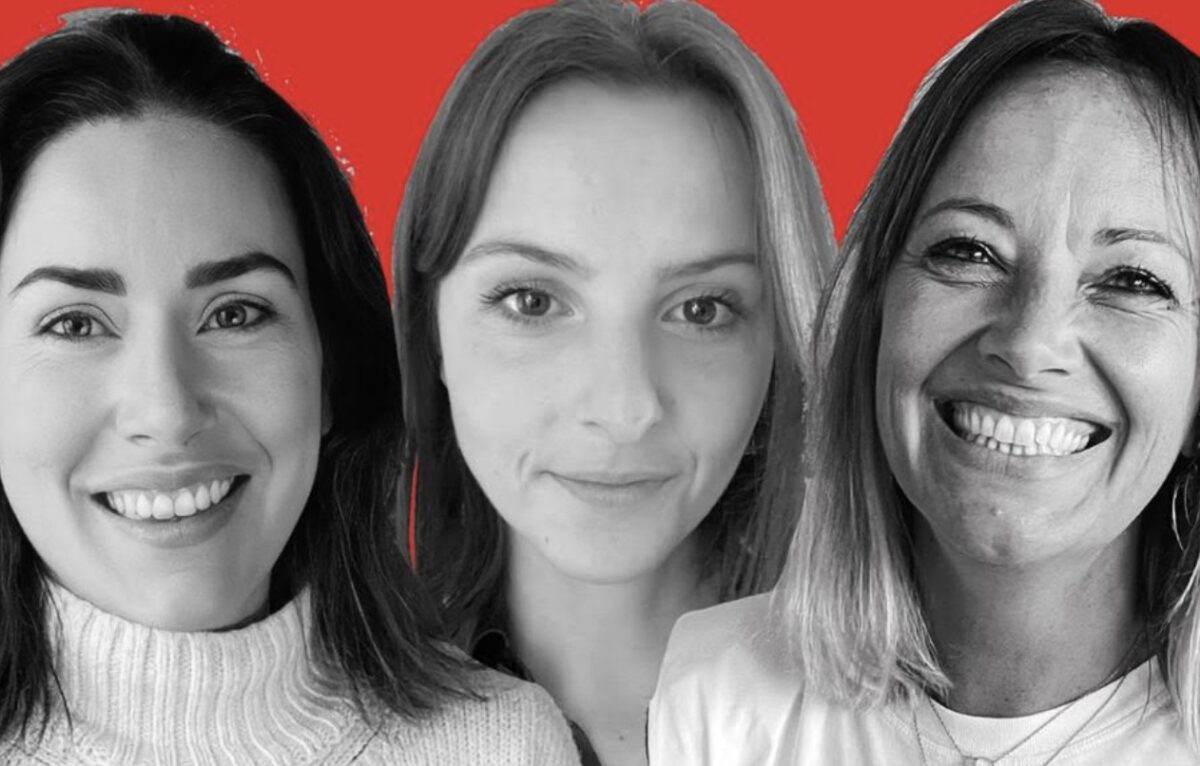 Lucie, Esther et Sandie. © DR