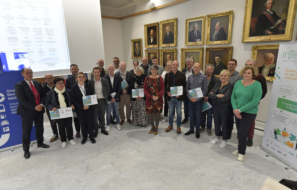 Signature de la charte logistique urbaine durable GBM © Eric Châtelain-Grand Besançon Métropole