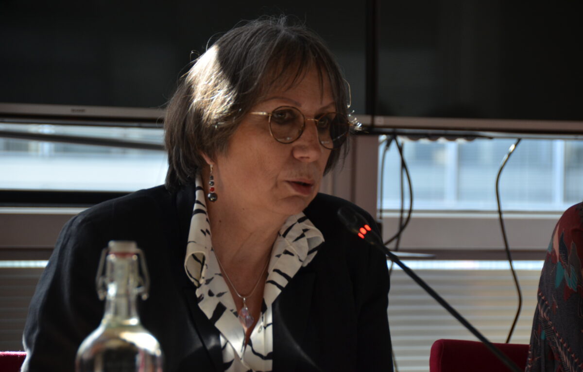 Anne Vignot, présidente de Grand Besançon Métropole. &copy; Élodie R.