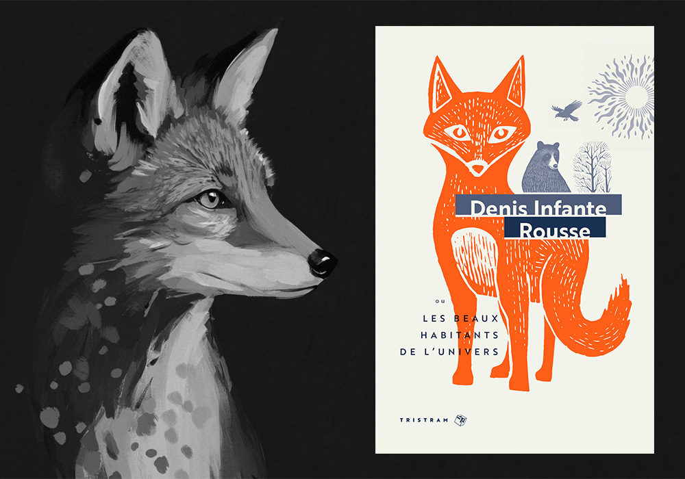Rousse, la renarde  que nous fait écouter Denis Infante © ThBrenet & les éditions Tristram