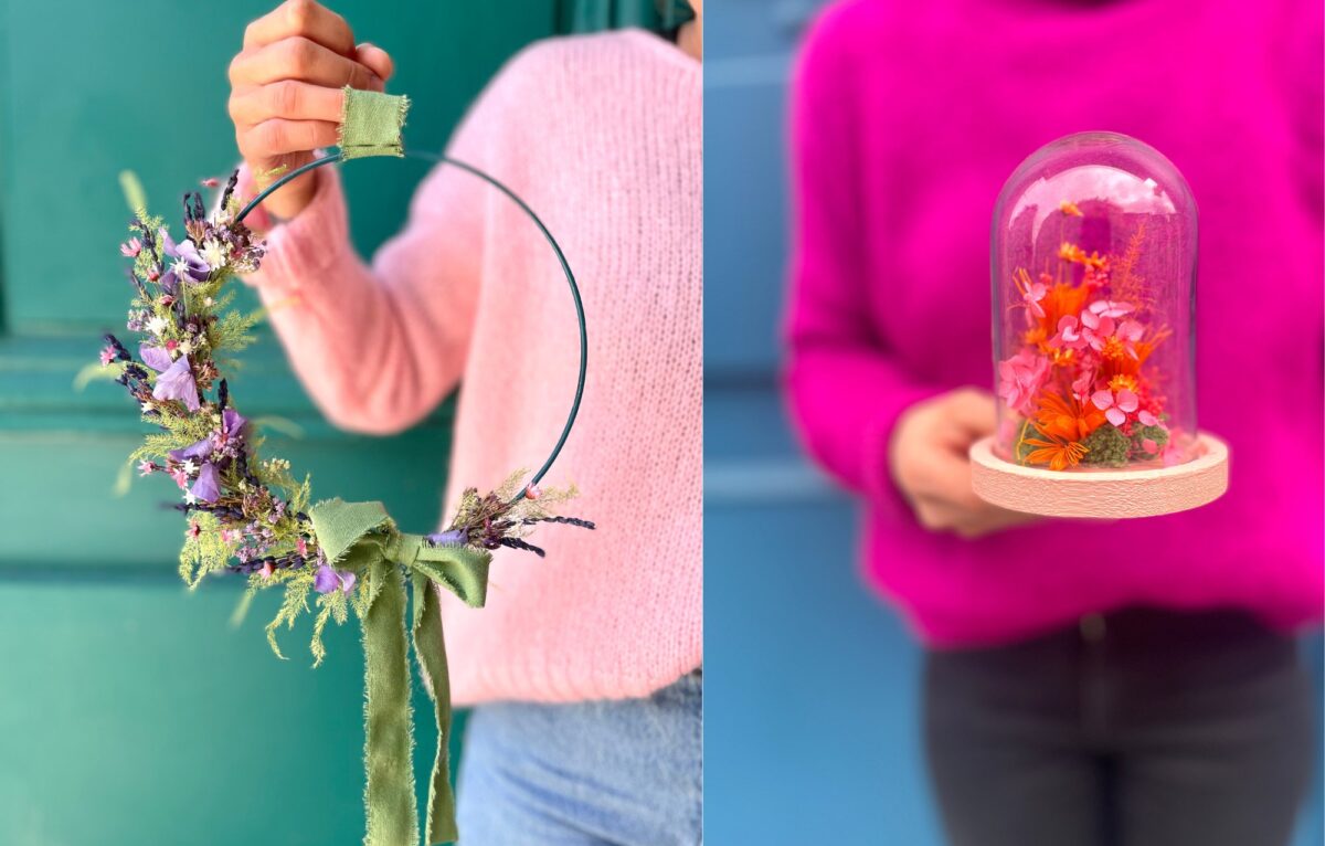 Un crépon magique, des formes et des couleurs pour votre intérieur © Atelier Fleuri 